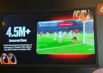 Streaming Langsung Final ASEAN Cup 2026 di YouTube Raih 4,5 Juta Penonton