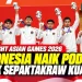 Pengalungan Medali Sepaktakraw Kuadran Putra Indonesia di Asian Games 2026