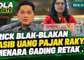 Menpora Erick Jujur Tentang Nasib Uang Pajak Rakyat: Menara Gading Retak Tak Dapat Digunakan