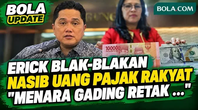 Menpora Erick Jujur Tentang Nasib Uang Pajak Rakyat: Menara Gading Retak Tak Dapat Digunakan