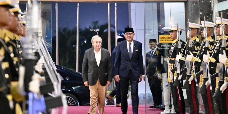 Sekjen PBB Tiba di Indonesia untuk Bertemu Presiden Prabowo