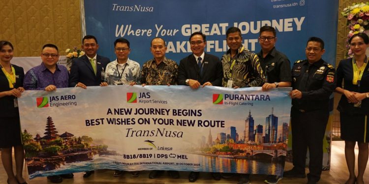 Rute Melbourne-Bali oleh TransNusa Dibuka