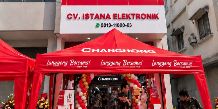 Gerai Perdana Changhong di Palembang Mengusung Konsep Terintegrasi