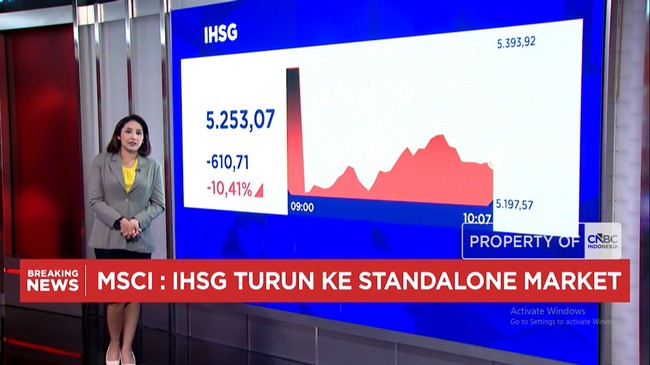 MSCI Memicu Kekhawatiran, IHSG Terjatuh 11% dan Rupiah Menyentuh Rp 18000 per Dolar